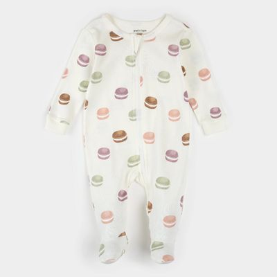 BEIGE SLEEPER 2WAY FRONT CLOSURE COOKIE PRINT / 25FRS16P01B