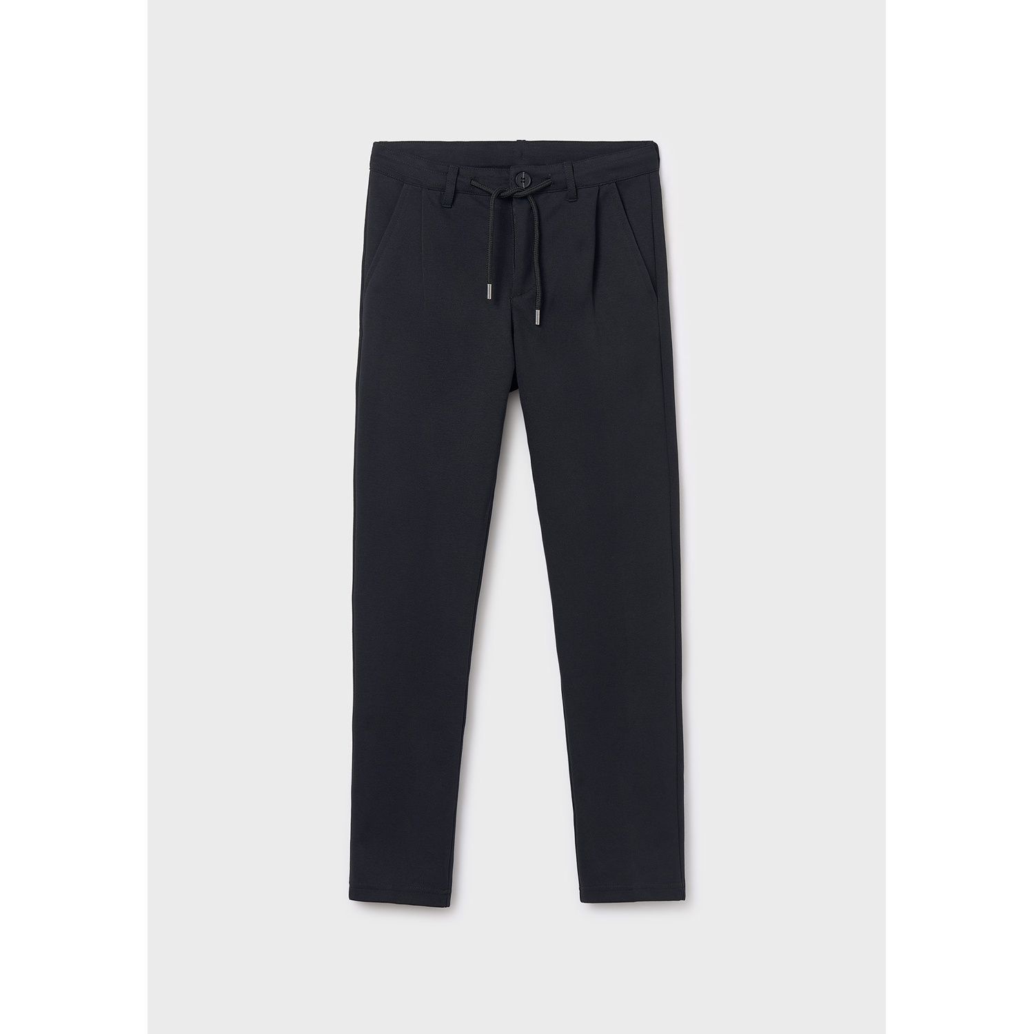 BLACK KNIT PANT CHINO RELAXED / 7568-019