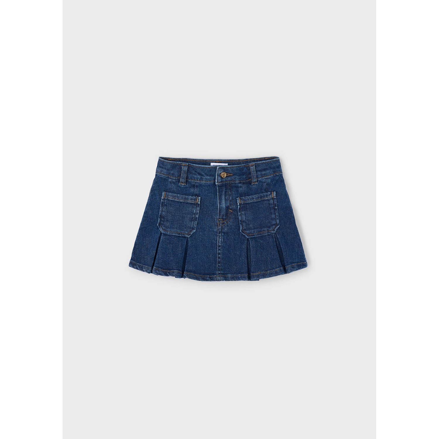 BLUE DENIM SKIRT 2 POCKETS / 4901-032