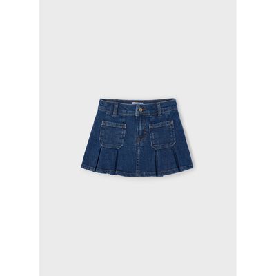 BLUE DENIM SKIRT 2 POCKETS / 4901-032