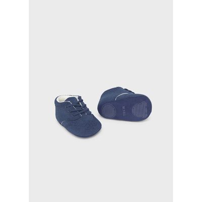 NAVY SHOES PINHOLE TRIM LACES / 9945-093