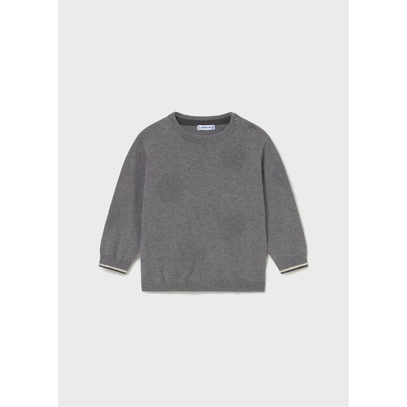 GREY SWEATER PAW PRINT / 2347-071