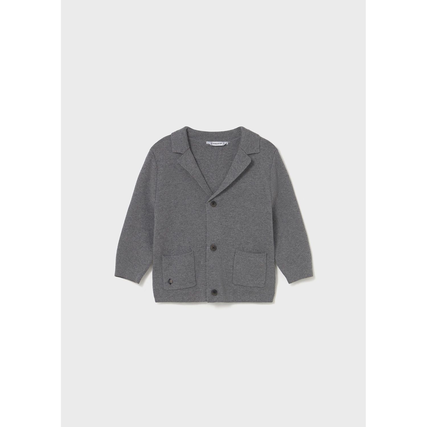 CHARCOAL KNIT JACKET / 2418-087