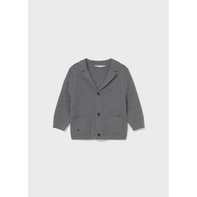 CHARCOAL KNIT JACKET / 2418-087