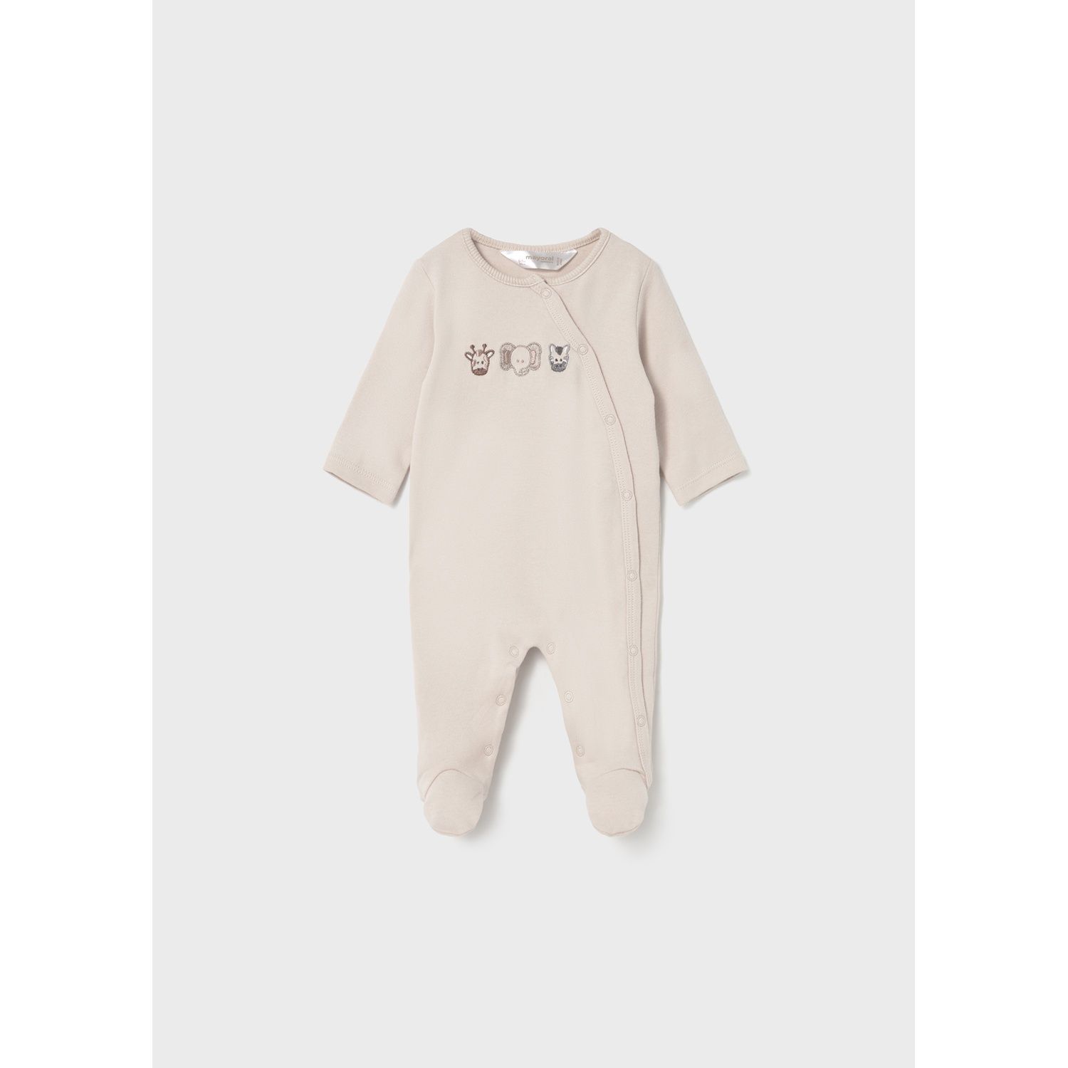 BEIGE BODYSUIT ANIMAL EMBROIDERY / 2703-093