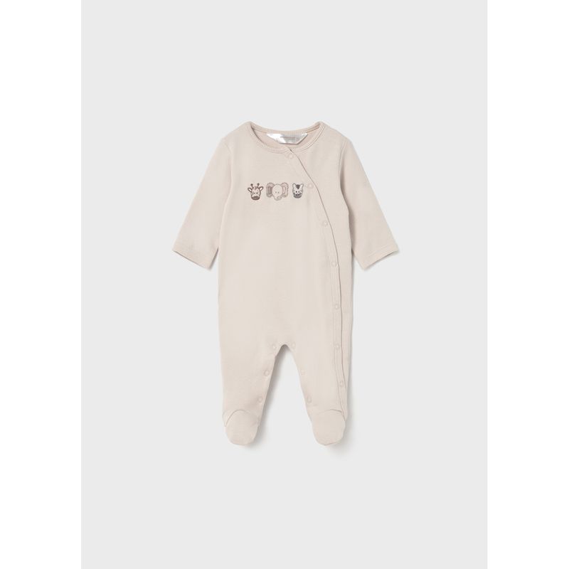 BEIGE BODYSUIT ANIMAL EMBROIDERY / 2703-093