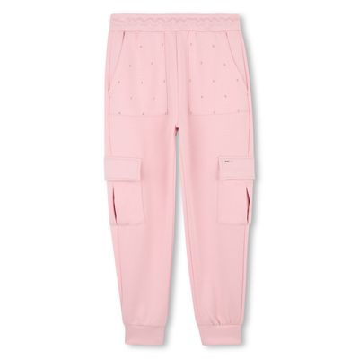 PINK CARGO SWEATPANTS / R30446-45R