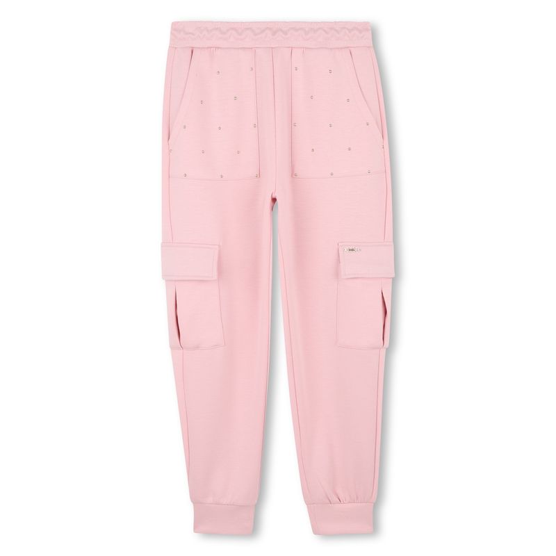 PINK CARGO SWEATPANTS / R30446-45R