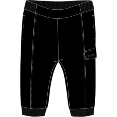 BLACK SWEATPANTS SIDE POCKET LOGO / J52436-09B