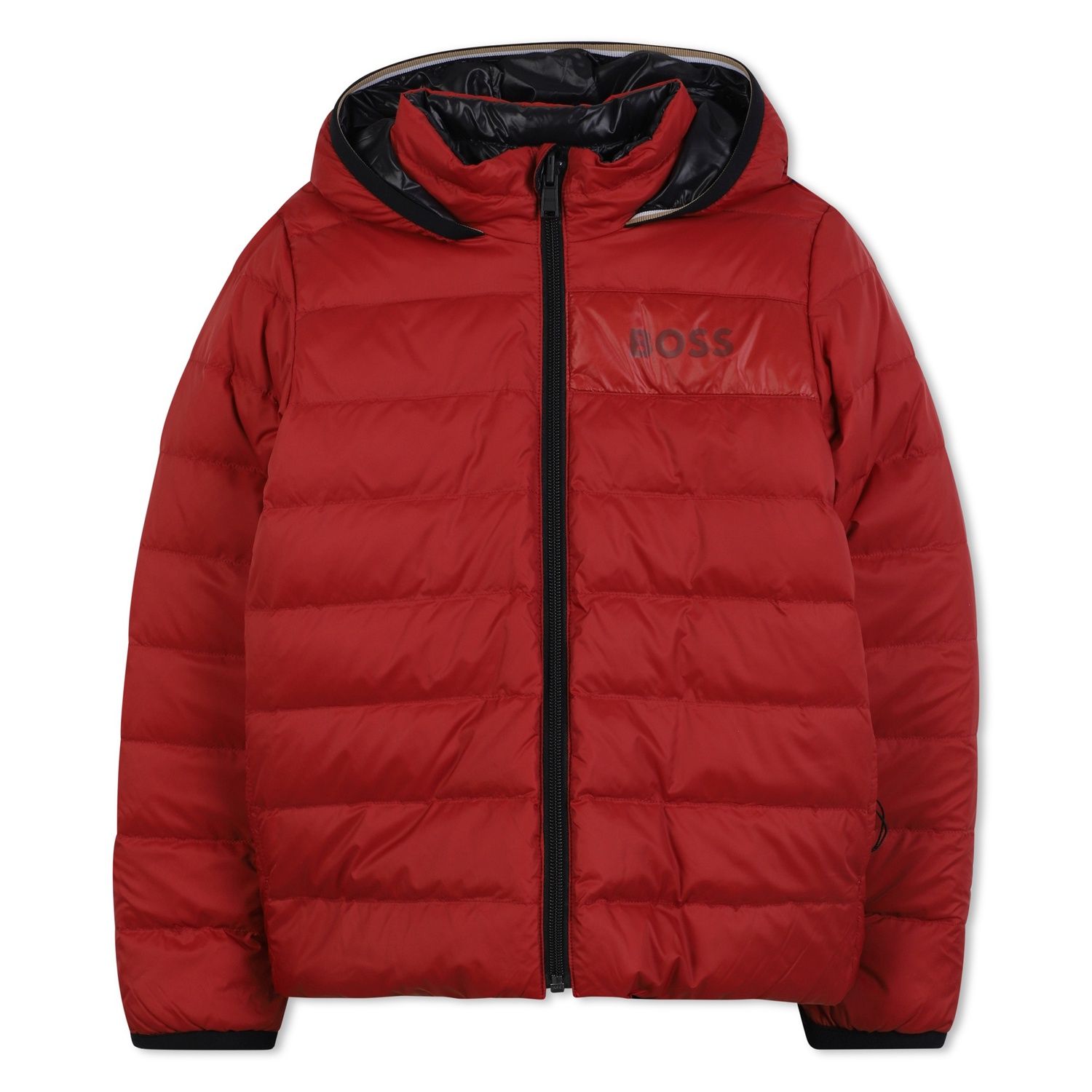DARK RED PUFFER JACKET REVERSIBLE / J52398-96D