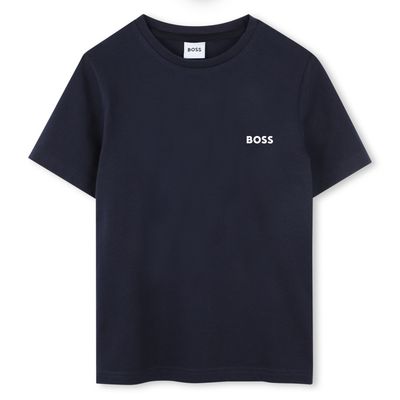 NAVY TSHIRT SHORT SLEEVE WHITE LOGO / 52680-V41