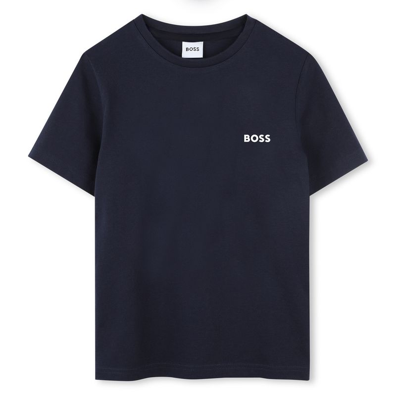 NAVY TSHIRT SHORT SLEEVE WHITE LOGO / 52680-V41