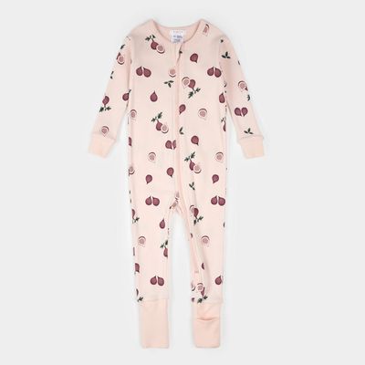 PINK CONVERTIBLE SLEEPER FIGS PRINT / 25FGL37Q02/B