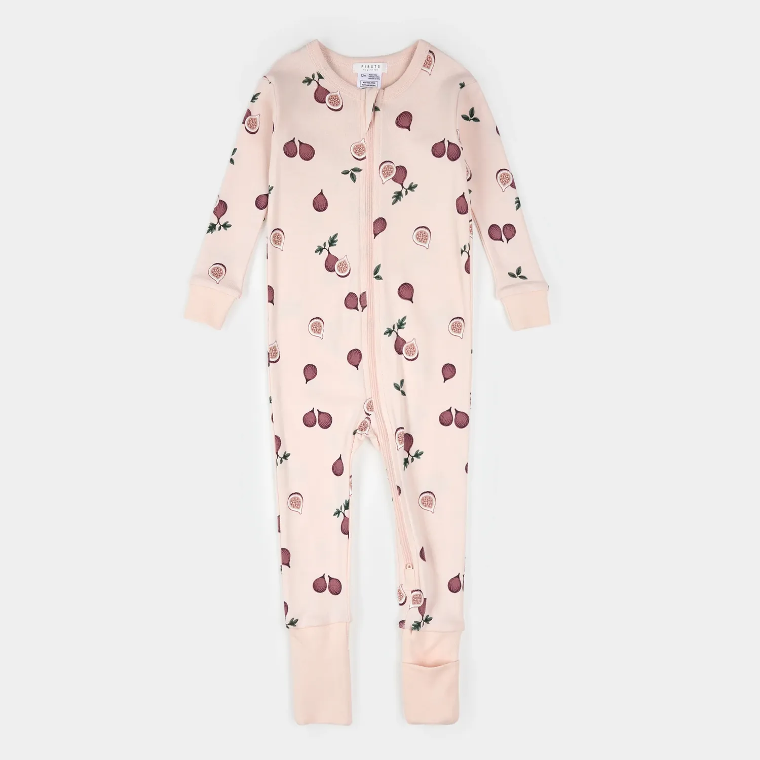 PINK CONVERTIBLE SLEEPER FIGS PRINT / 25FGL37Q02/B