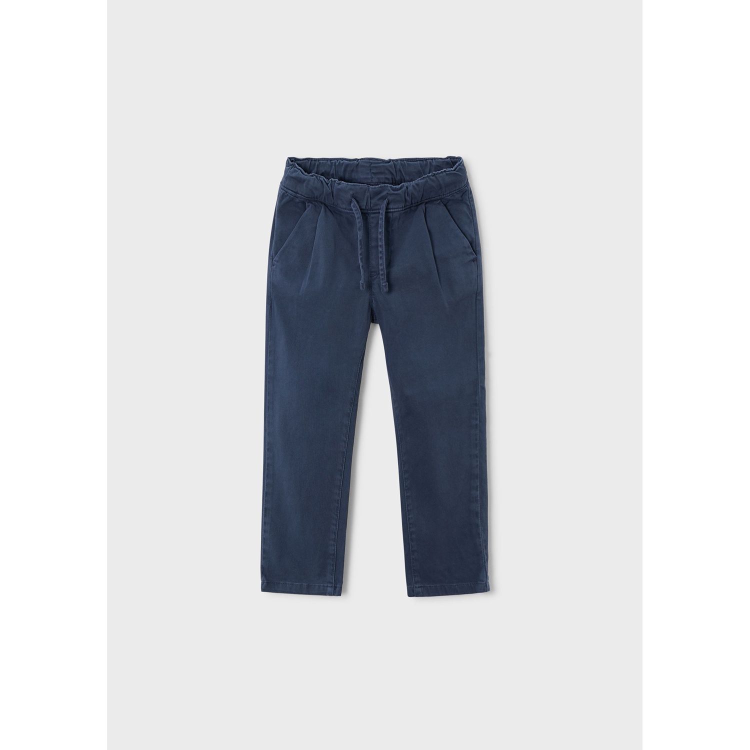 BLUE CHINO JOGGER PANT PULL WAIST TIE / 4561-011