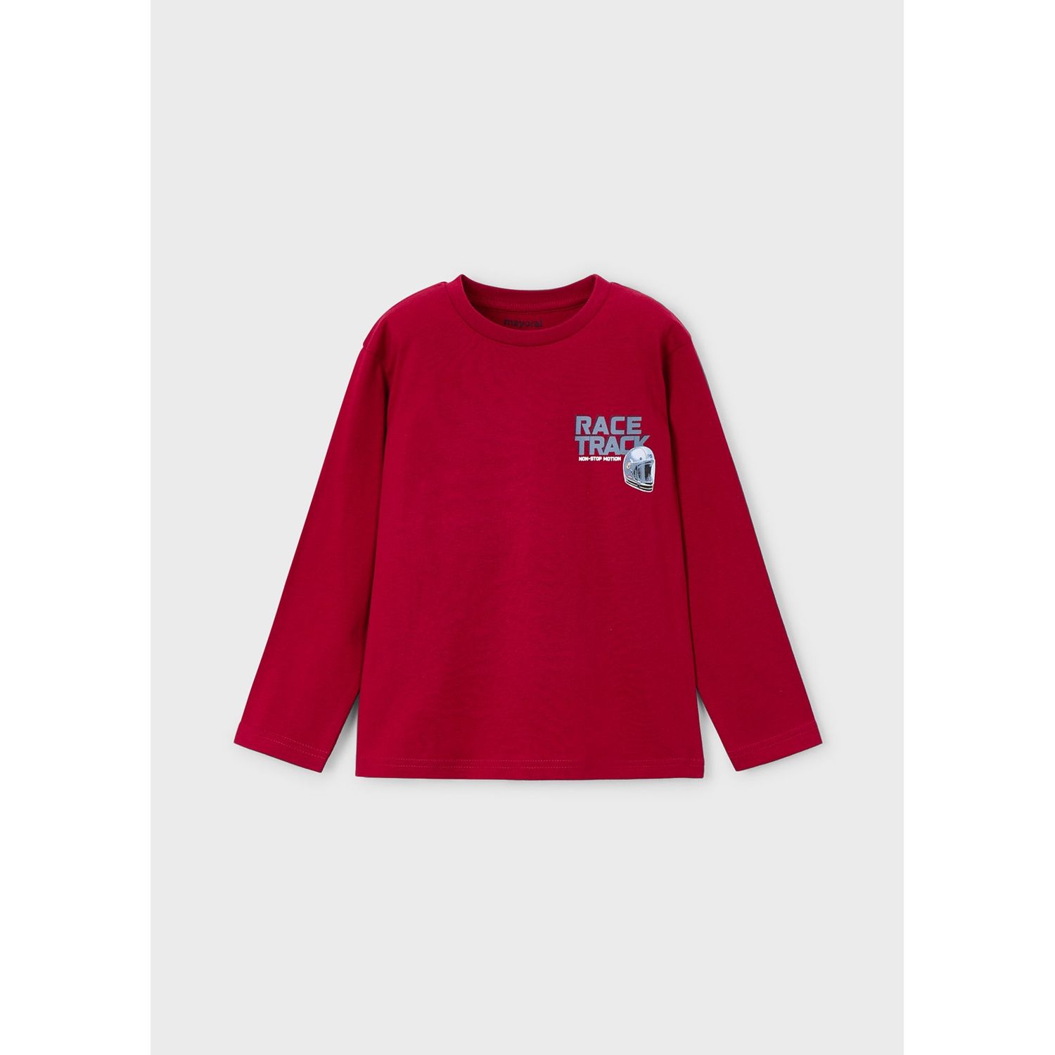 RED TSHIRT RACE TRACK LONG SLEEVE / 4084-017