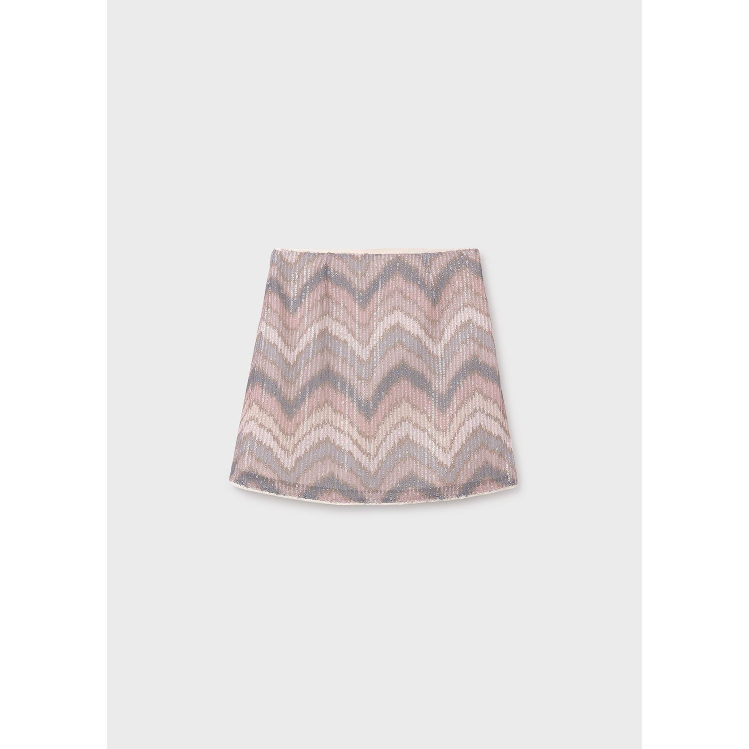 NUDE SEQUIN SKIRT MCL PRINT / 7903-023