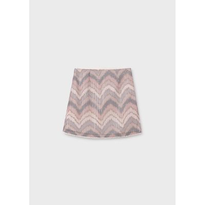 NUDE SEQUIN SKIRT MCL PRINT / 7903-023