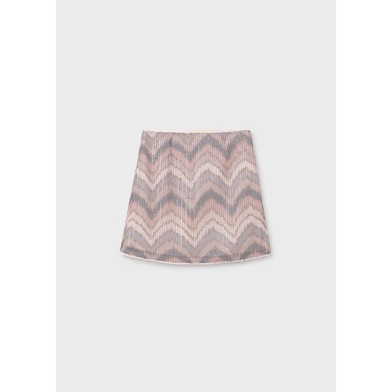 NUDE SEQUIN SKIRT MCL PRINT / 7903-023