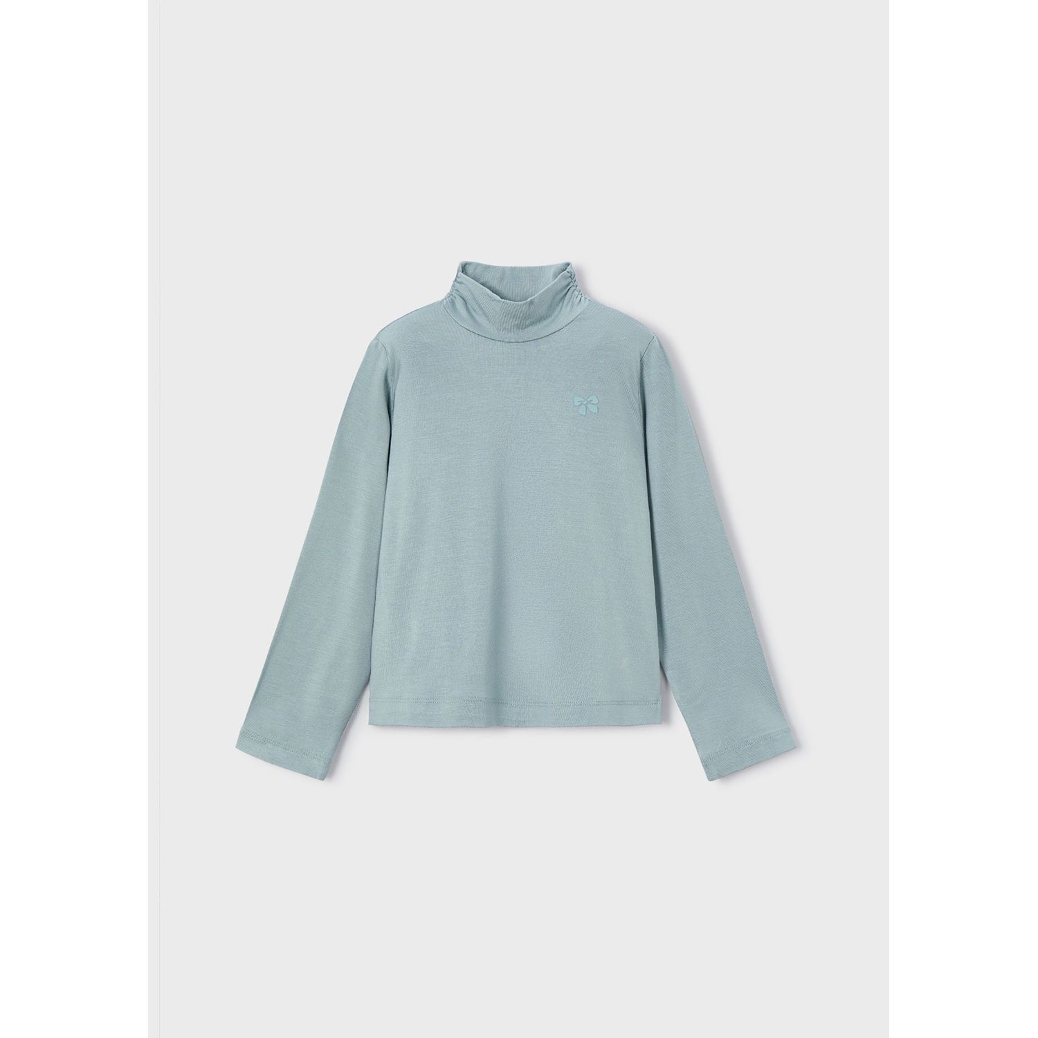 LAKE GREEN BASIC TURTLENECK TOP STRETCHY / 145-091