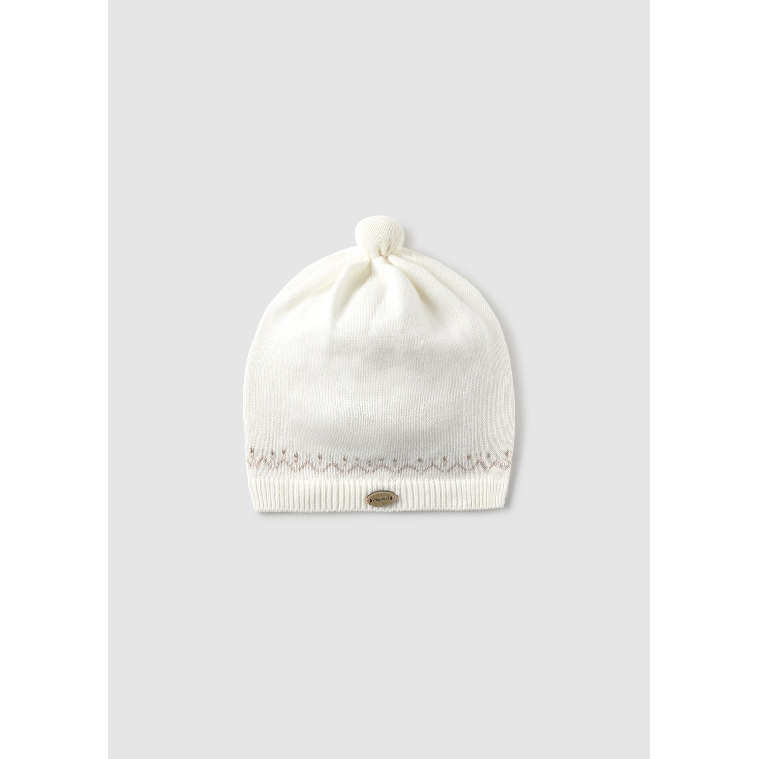 OFF WHITE KNIT CAP / 9936-085