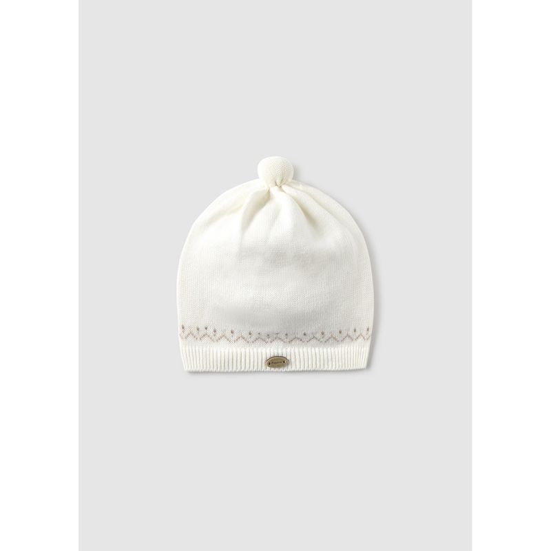OFF WHITE KNIT CAP / 9936-085