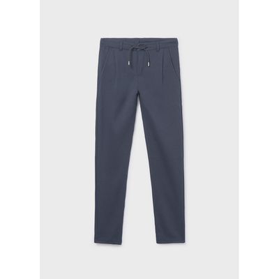 NAVY KNIT PANT CHINO RELAXED FIT / 7568-020