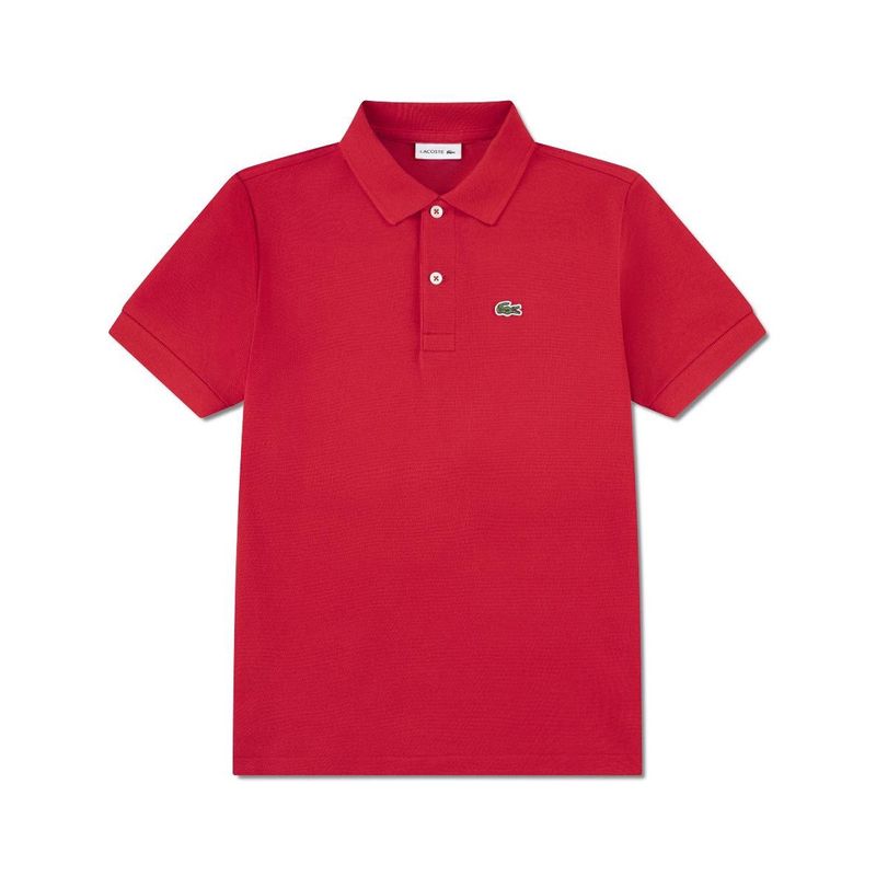 RED POLO TOP SHORT SLEEVE SMALL LOGO / 947354-RCJ
