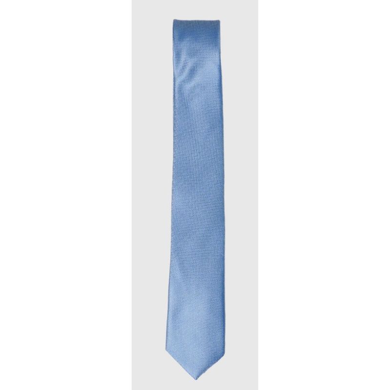 LIGHT BLUE SILK TEXTURED TIE / SPT2000