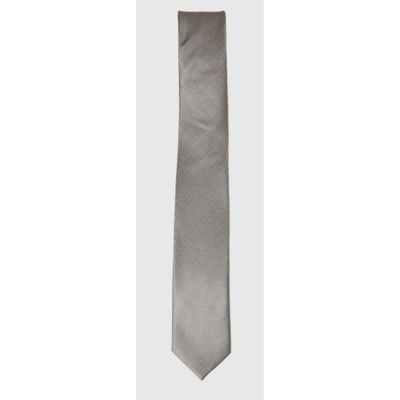 GREY TEXTURED TIE SILK / SPT2000