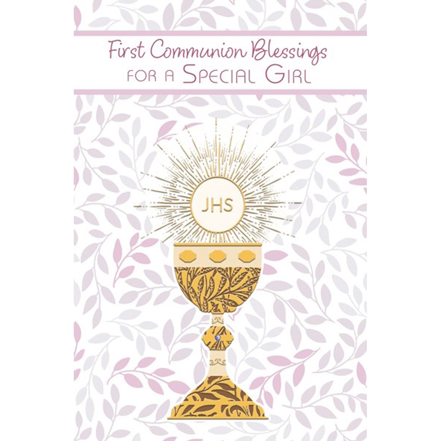 COMMUNION CARD FOR A SPECIAL GIRL CHALICE / 83004