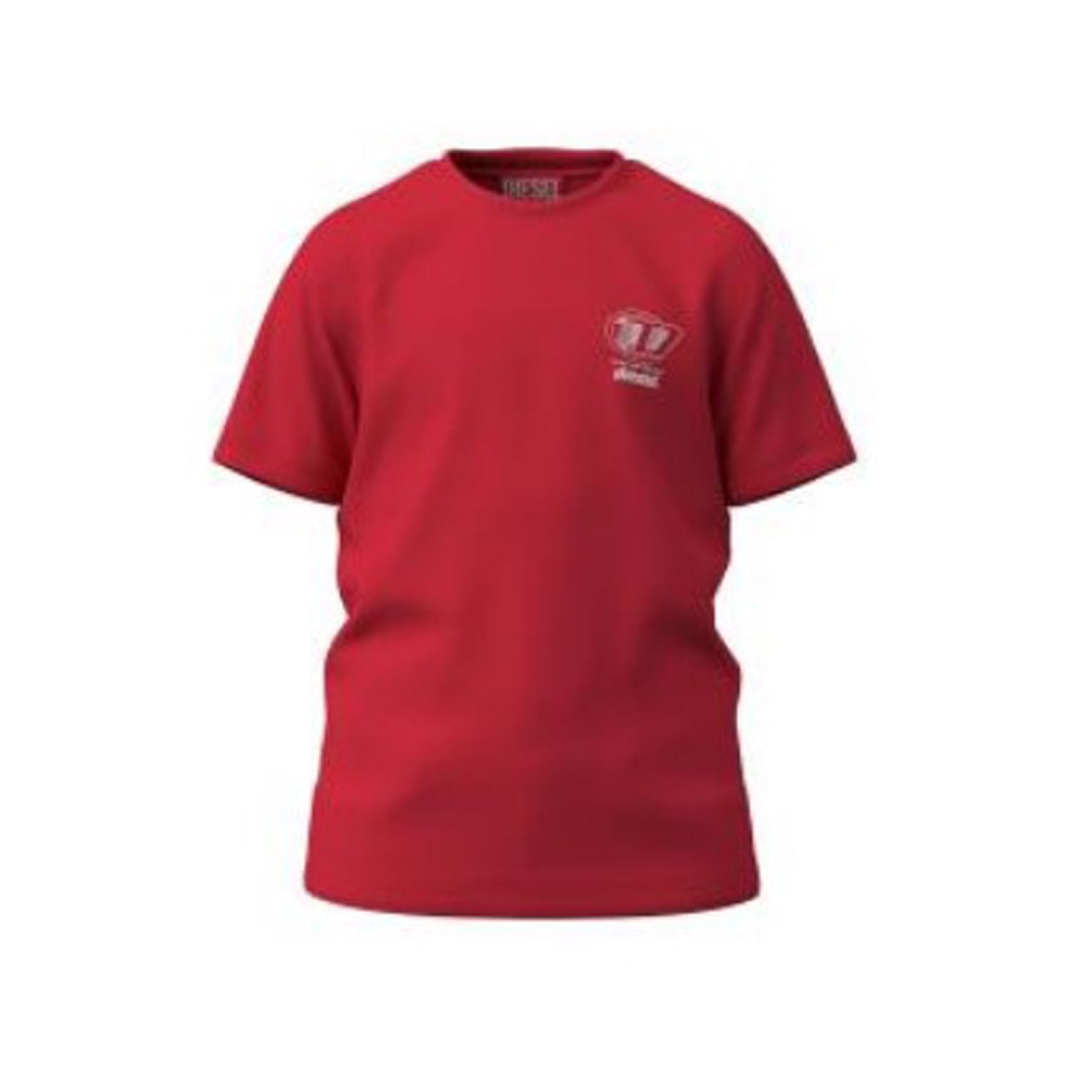 RED TSHIRT SHORT SLEEVE SMALL D LOGO / J02866-K405