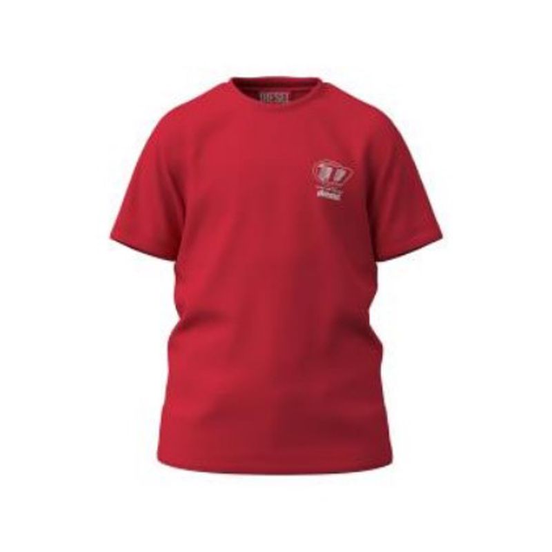 RED TSHIRT SHORT SLEEVE SMALL D LOGO / J02866-K405