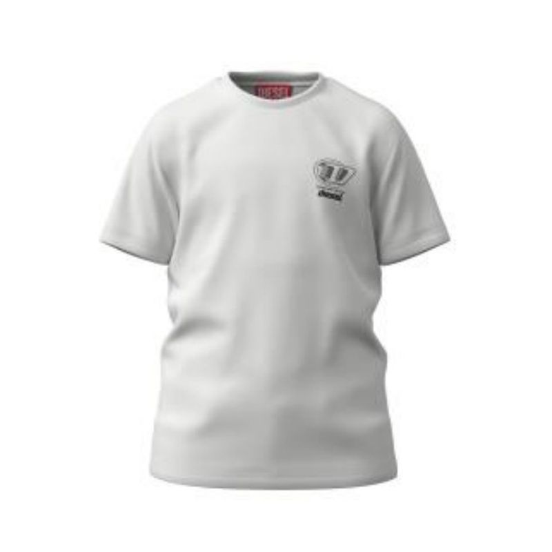 WHITE TSHIRT SHORT SLEEVE SMALL LOGO / J02866-K100