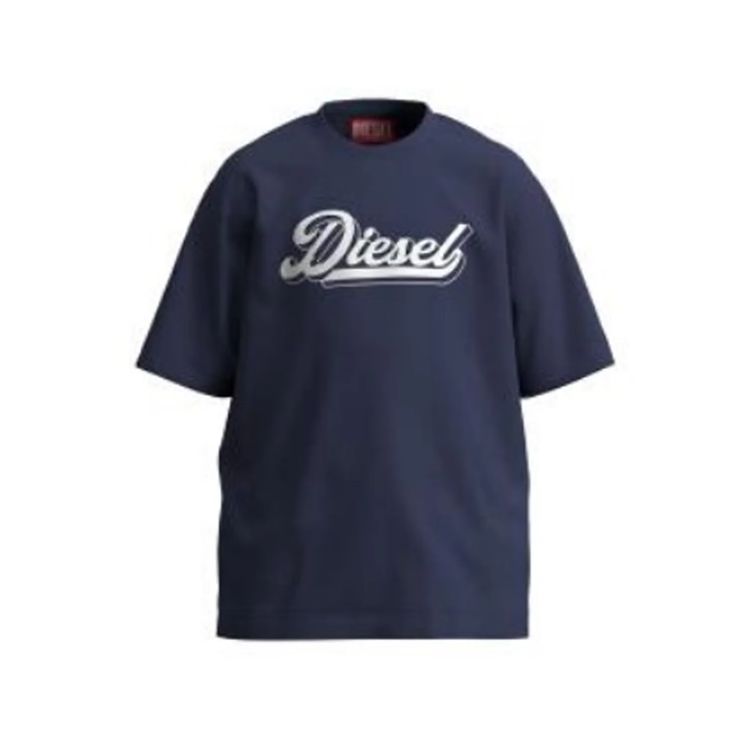 NAVY TSHIRT SHORT SLEEVE WHITE DSL LOGO / J02869-K8AT