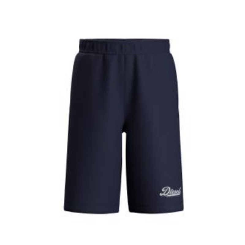 NAVY PCORSHORT SWEATSHORT WHITE LOGO / J02875-K8AT