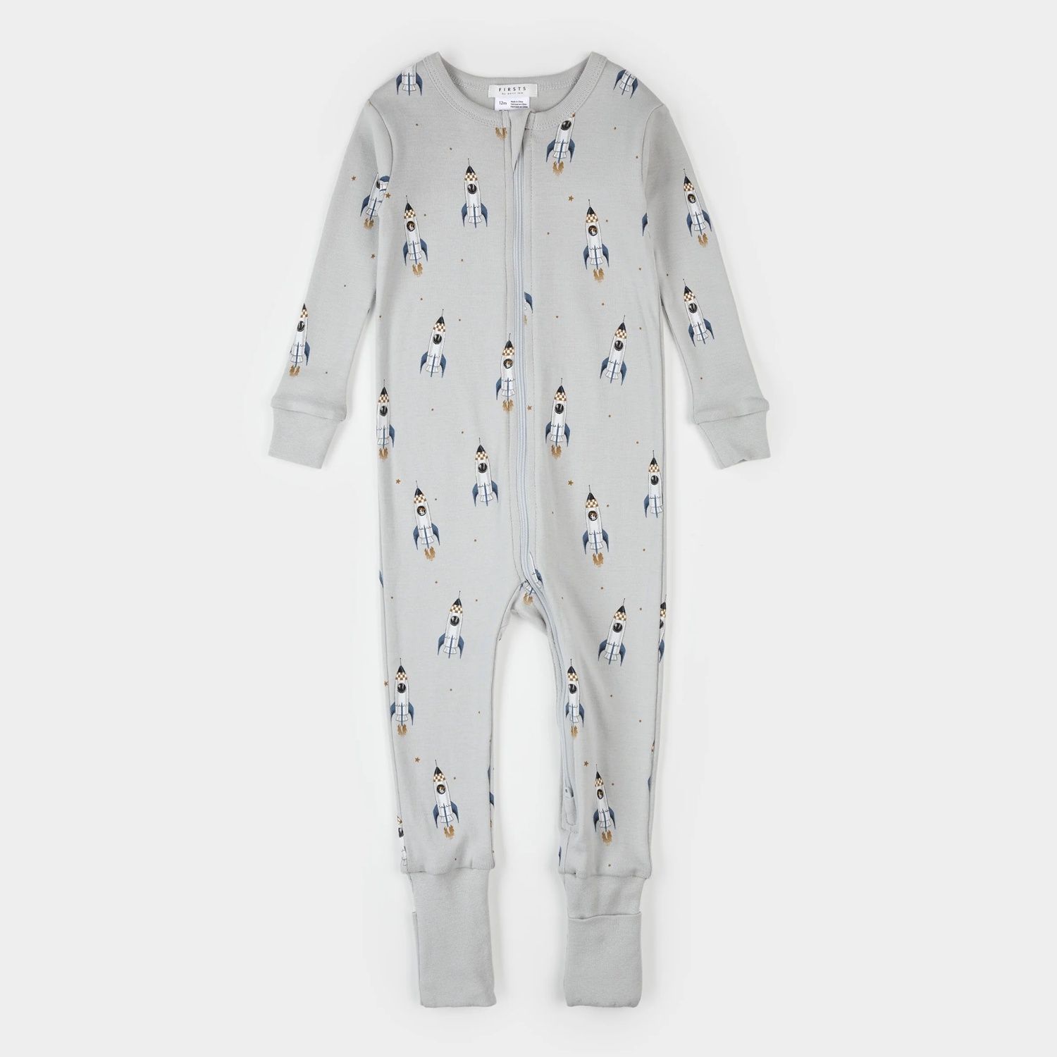 LIGHT GREY CONVERTIBLE SLEEPER ROCKET PRINT / 26RGL45Q02-LGY