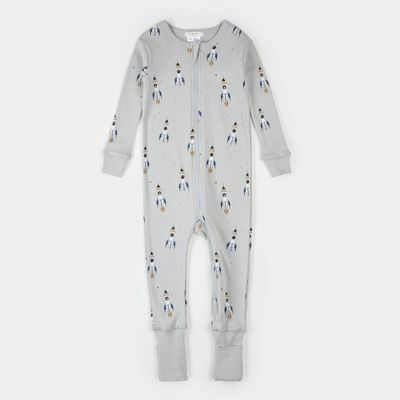 LIGHT GREY CONVERTIBLE SLEEPER ROCKET PRINT / 26RGL45Q02-LGY