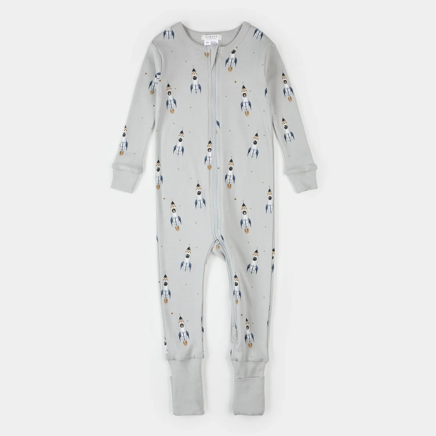 LIGHT GREY CONVERTIBLE SLEEPER ROCKET PRINT / 26RGL45Q02-LGY
