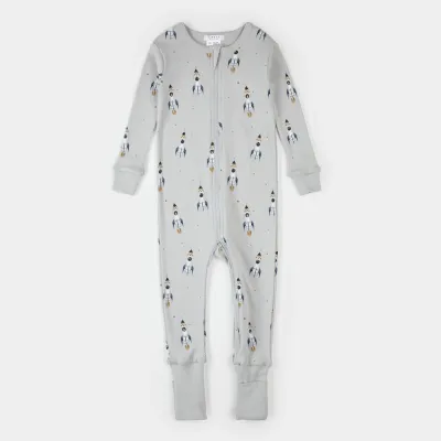 LIGHT GREY CONVERTIBLE SLEEPER ROCKET PRINT / 26RGL45Q02-LGY