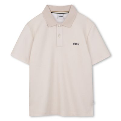 SAND POLO TSHIRT DOUBLE B MONOGRAMMED SHORT SLEEVE / J52961-21C