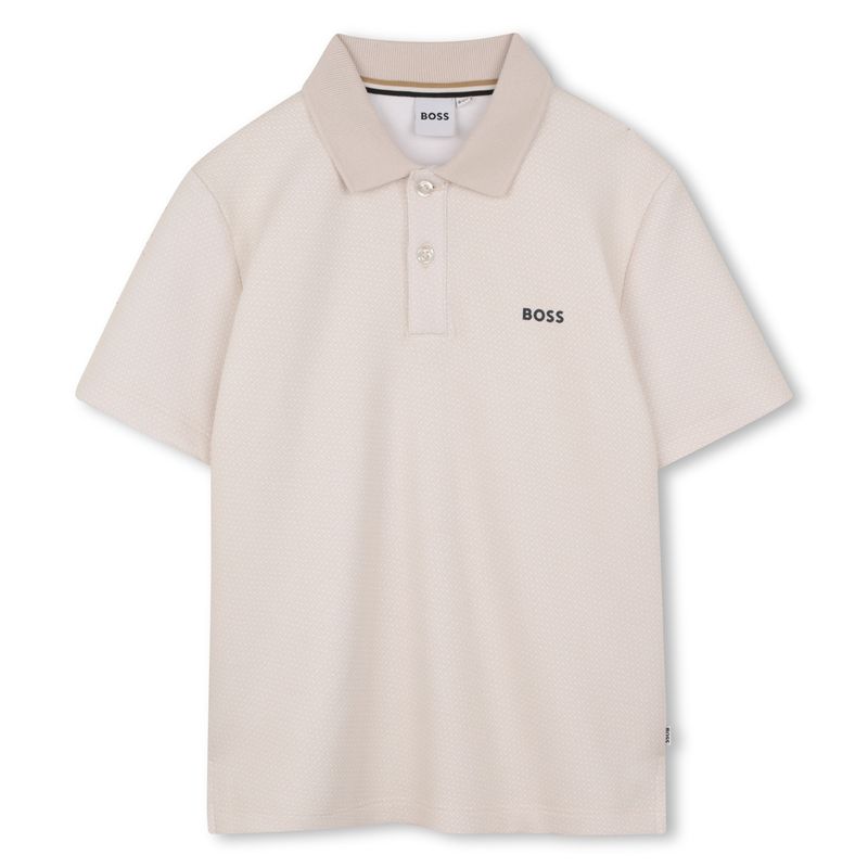 SAND POLO TSHIRT DOUBLE B MONOGRAMMED SHORT SLEEVE / J52961-21C