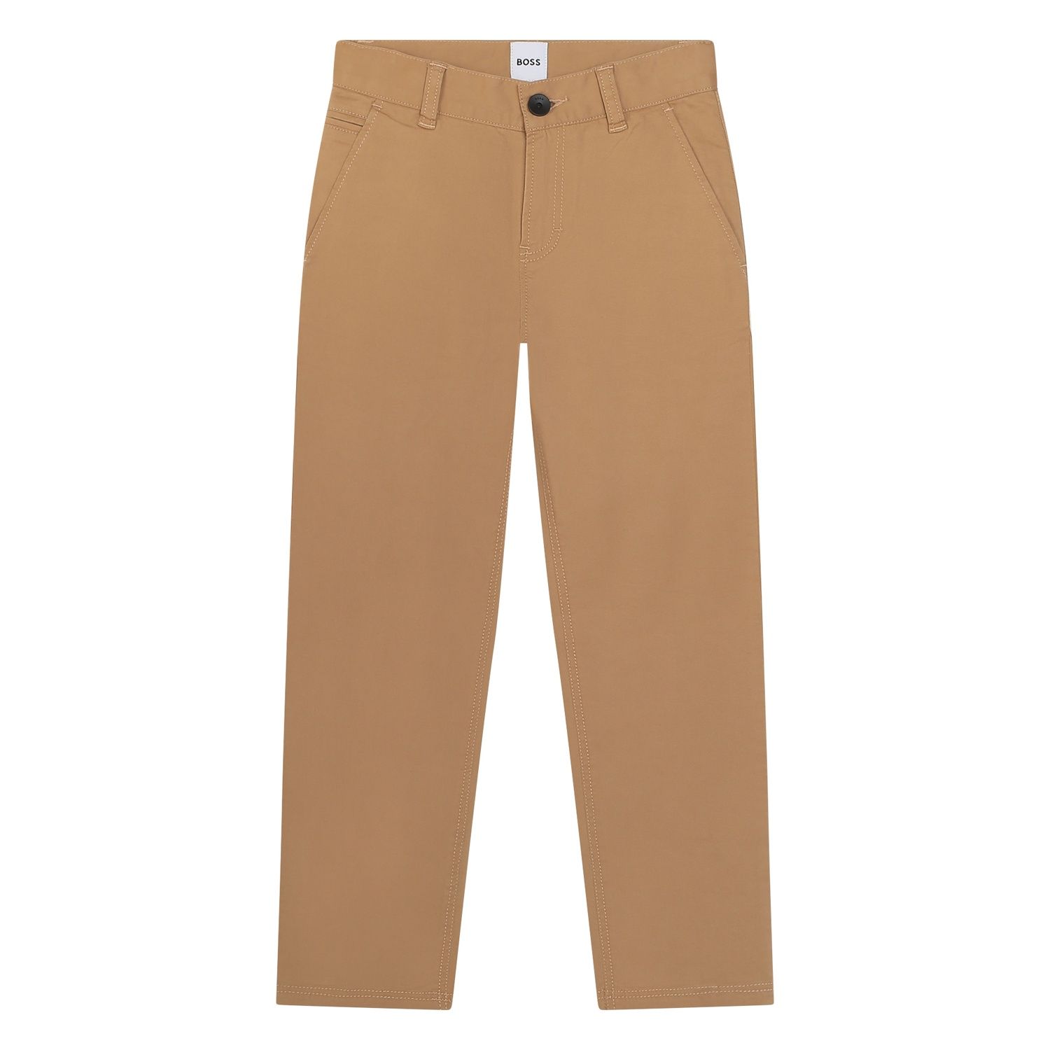 LIGHT BROWN TWILL PANT / J52685-269