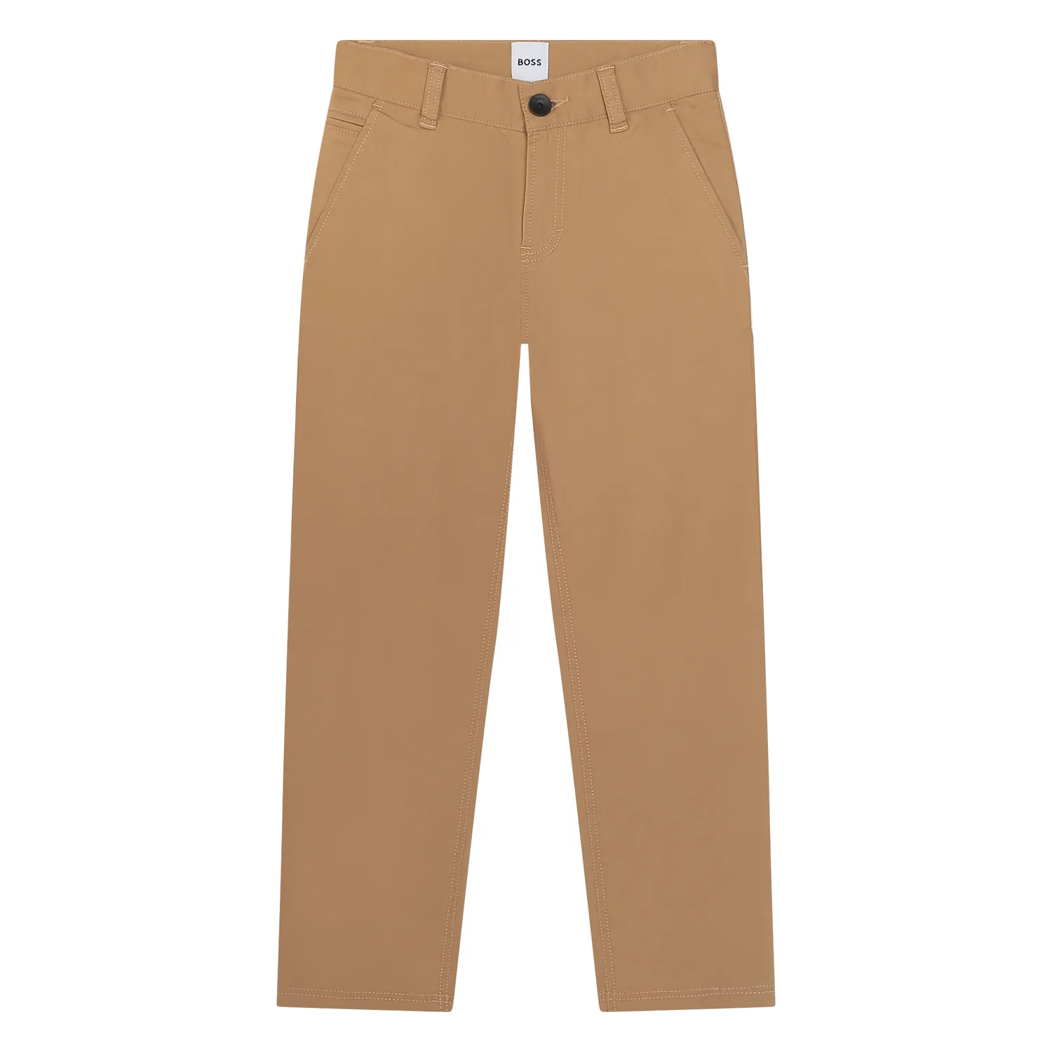 LIGHT BROWN TWILL PANT / J52685-269