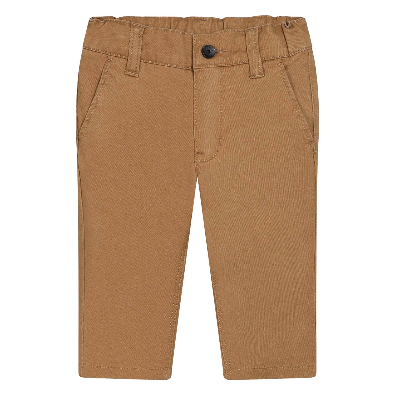 LIGHT BROWN PANT COTTON TWILL / J52705-269