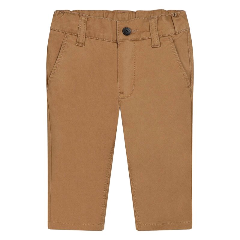 LIGHT BROWN PANT COTTON TWILL / J52705-269