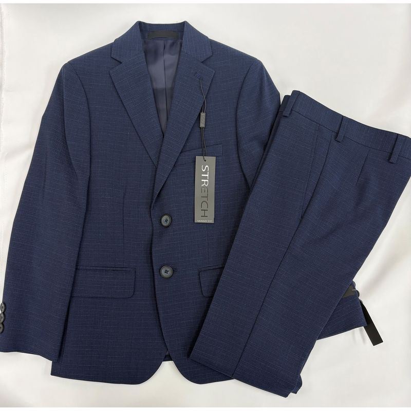 BLUE TONE ON TONE SUIT SKINNY FIT / BCWL2MAW0801 BLUE TONE ON TONE SUIT SKINNY FIT / BCWL2MAW0801
