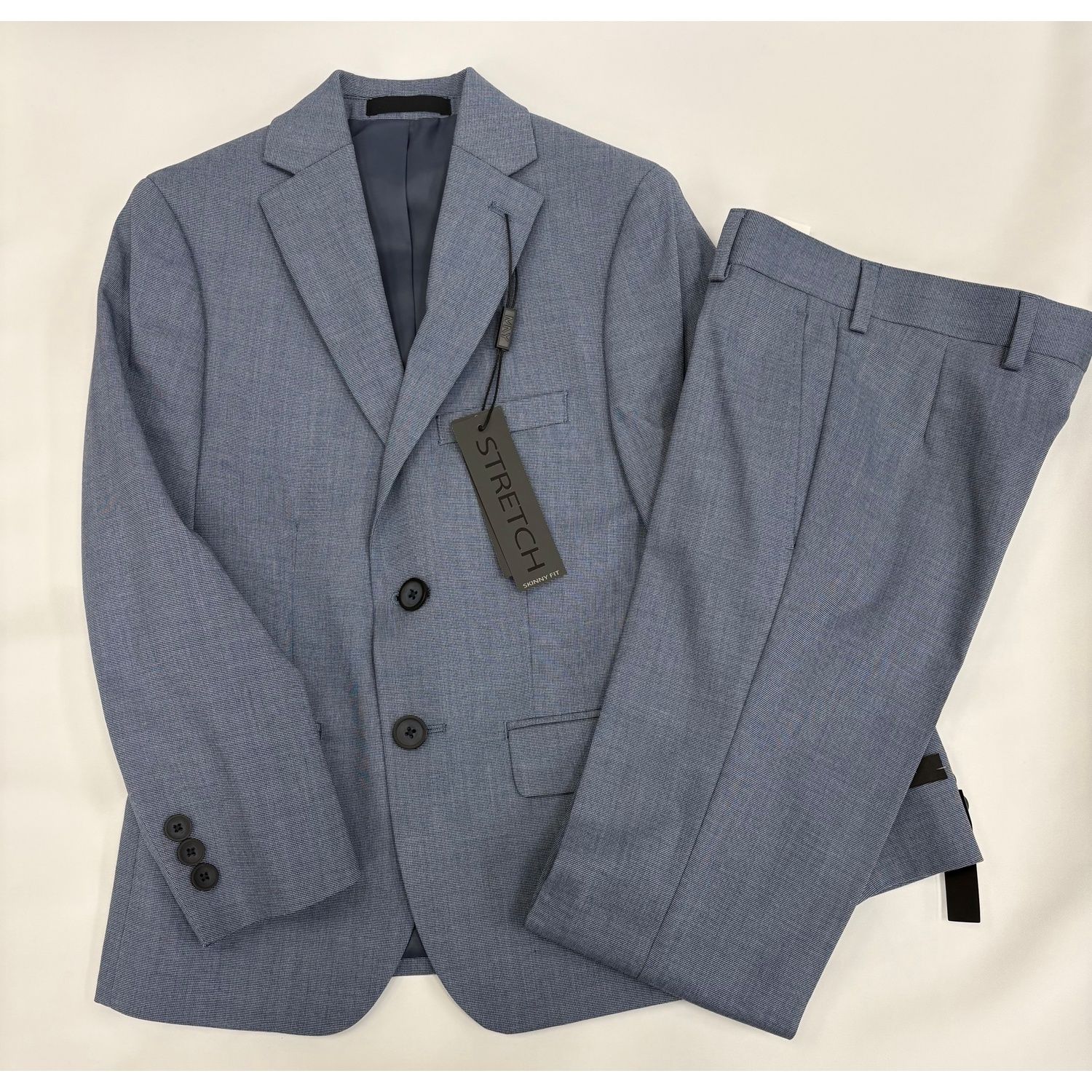 GREY BLUE SUIT SKINNY FIT / BCWL2MAW0813