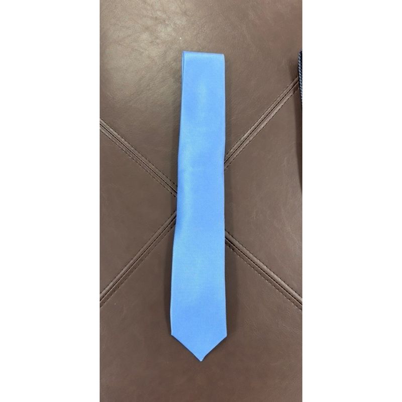 LIGHT BLUE TIE LONG TONE ON TONE PATTERN / TIEATTEZ0063 LIGHT BLUE TIE LONG TONE ON TONE PATTERN / TIEATTEZ0063