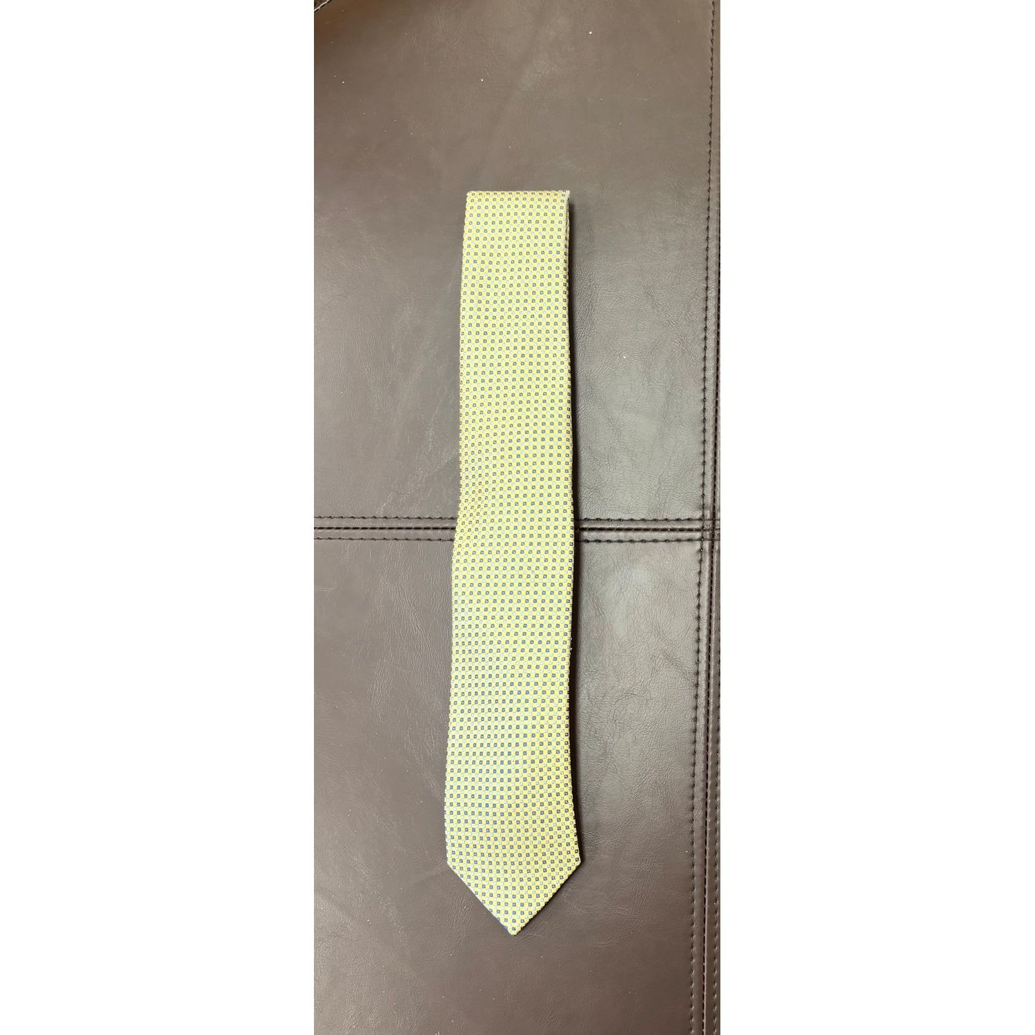 YELLOW TIE NVY PATTERN / TIEATTEZ0032